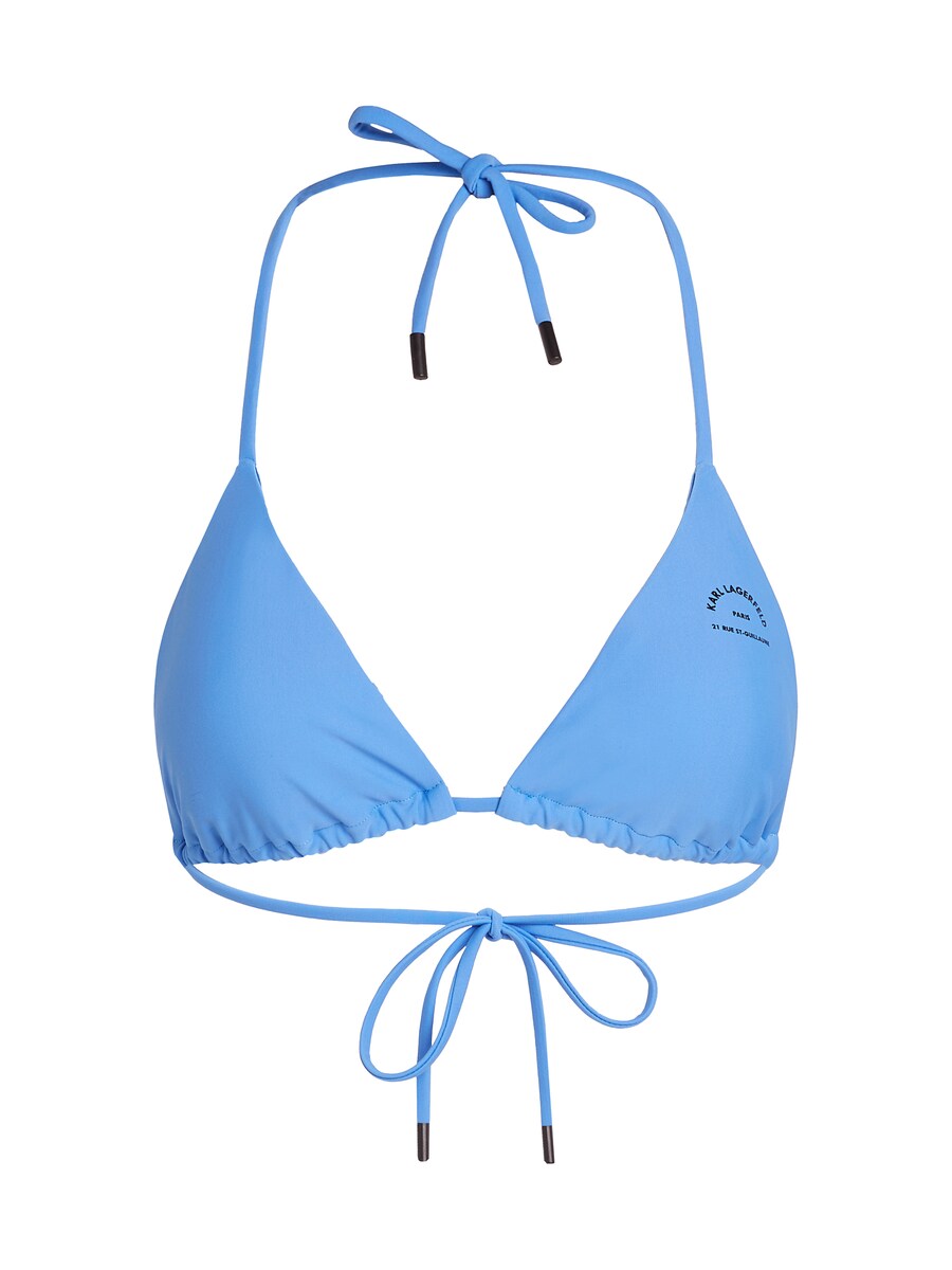 Треугольный топ бикини Karl Lagerfeld, синий
Треугольный топ бикини Karl Lagerfeld, синий