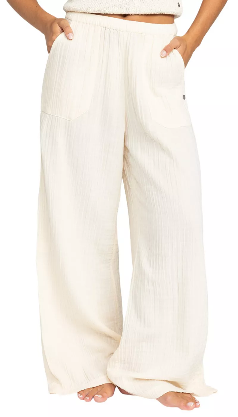 Женские брюки Roxy What a Vibe, цвет Parchment 
Женские брюки Roxy What a Vibe, цвет Parchment