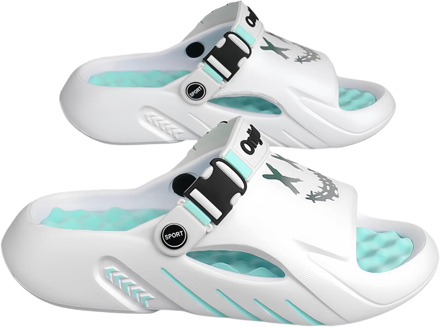 Мужские летние спортивные сандалии с противоскользящей подошвой, антизапахом, с толстой подошвой, акупрессурные, для отдыха на пляже. Доступны большие размеры Generic, белый
Мужские летние спортивные сандалии с противоскользящей подошвой, антизапахом, с толстой подошвой, акупрессурные, для отдыха на пляже. Доступны большие размеры Generic, белый