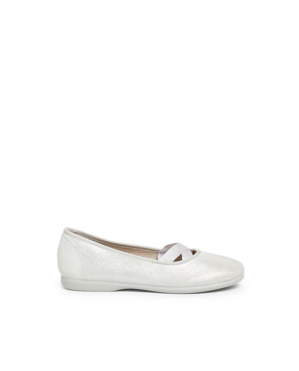 Кожаные балетки для девочек в балетном стиле Pisamonas, серебро
Кожаные балетки для девочек в балетном стиле Pisamonas, серебро
