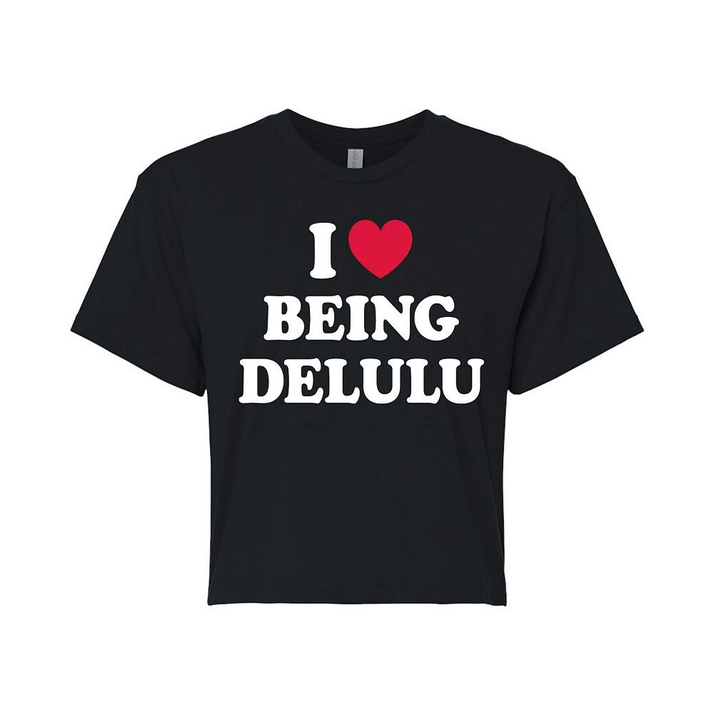 Укороченная футболка Juniors' Lovebeing Delulu Licensed Character, черный
Укороченная футболка Juniors' Lovebeing Delulu Licensed Character, черный