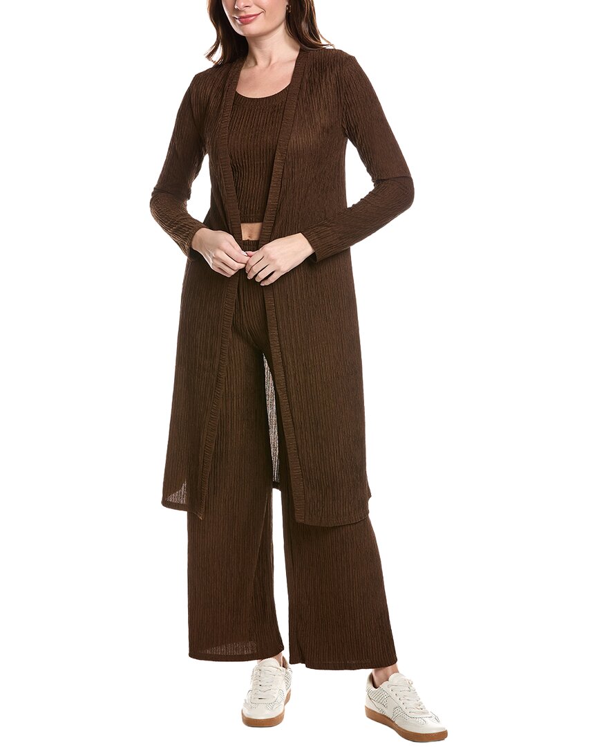 Комплект из 3 кардиганов MARION с жатым узором Marion, коричневый
Комплект из 3 кардиганов MARION с жатым узором Marion, коричневый