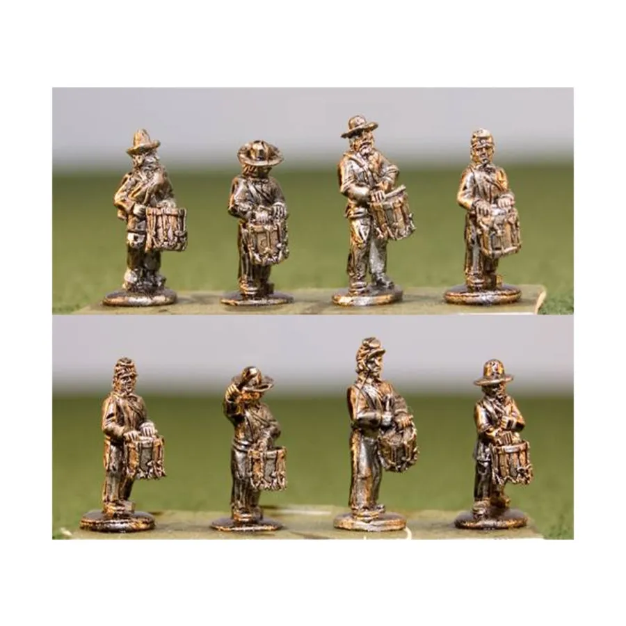 Барабанщики, Blue and the Gray Miniatures - Confederate (15mm)
Барабанщики, Blue and the Gray Miniatures - Confederate (15mm)