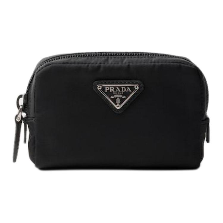 PRADA Нейлоновая косметичка женская черная 
PRADA Нейлоновая косметичка женская черная