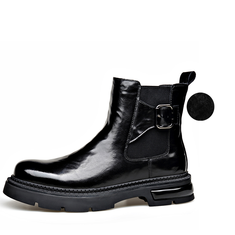 XIAOTOULANG Мужские черные зимние ботинки с меховой подкладкой, цвет Fleece-Lined Black
XIAOTOULANG Мужские черные зимние ботинки с меховой подкладкой, цвет Fleece-Lined Black