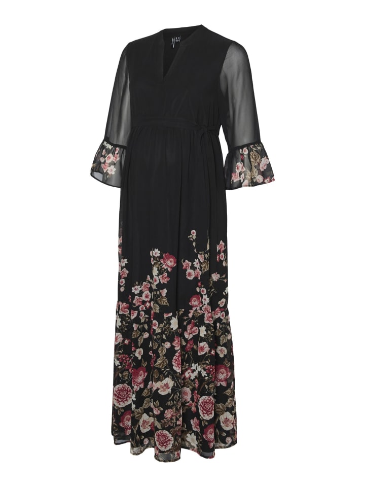 Платье до колена Vero Moda, черный 
Платье до колена Vero Moda, черный