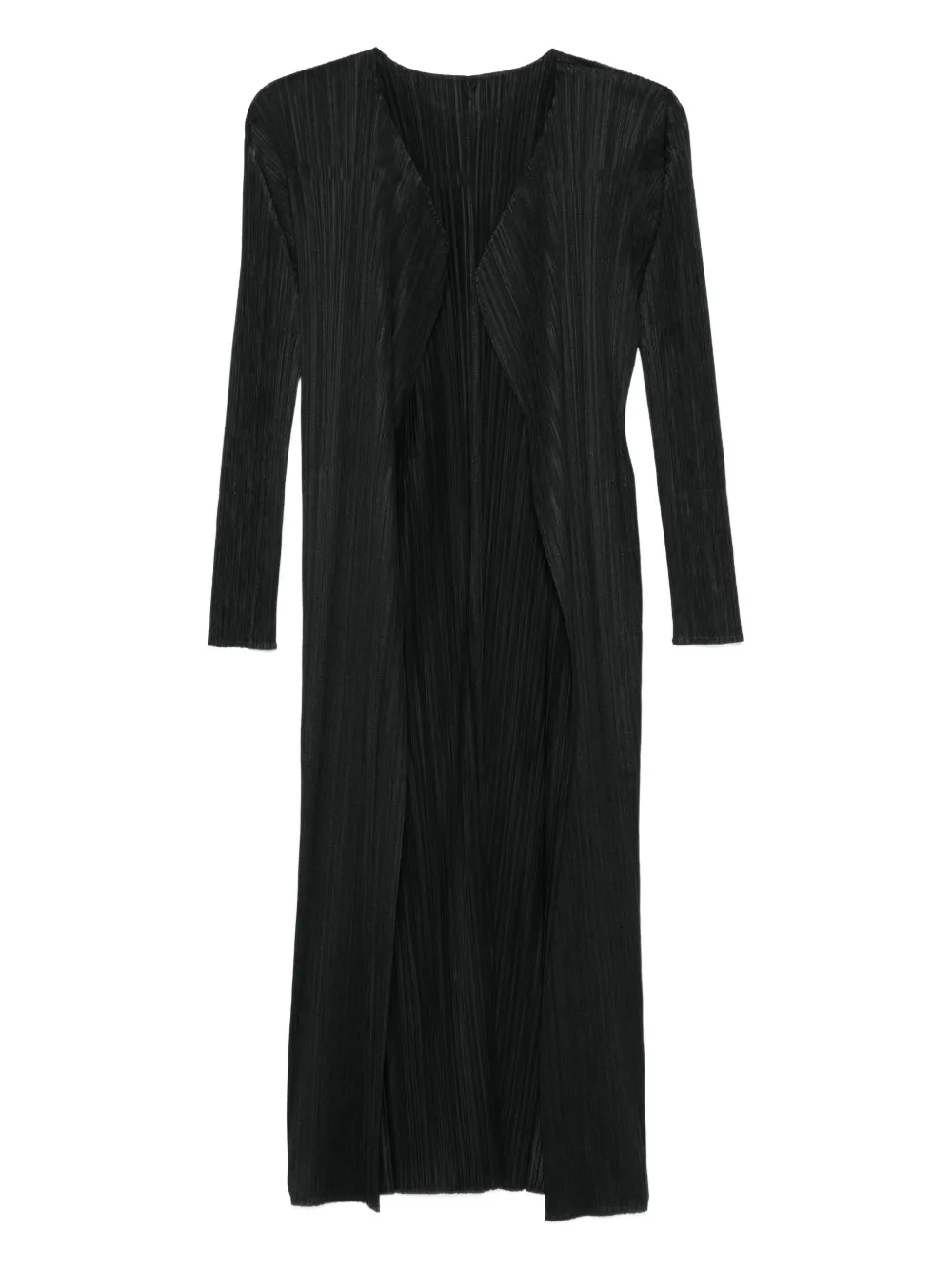 Пальто с эффектом плиссировки и открытым передом Pleats Please Issey Miyake, черный
Пальто с эффектом плиссировки и открытым передом Pleats Please Issey Miyake, черный