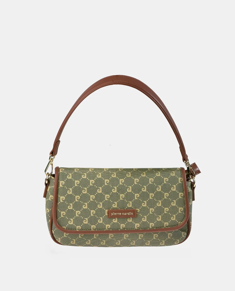 Сумка через плечо из парусины и полиуретана Pierre Cardin, зеленый
Сумка через плечо из парусины и полиуретана Pierre Cardin, зеленый