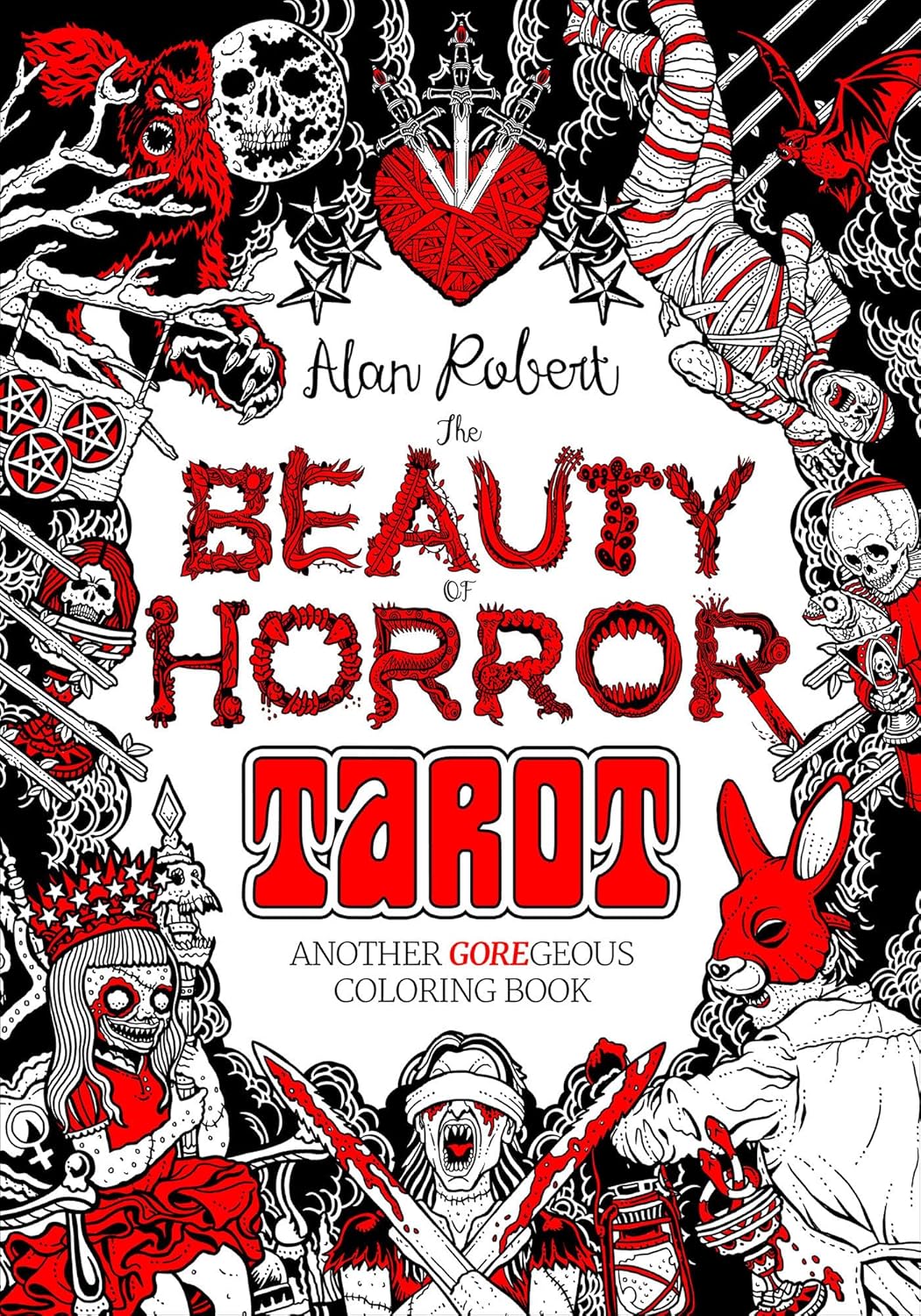The Beauty of Horror: Tarot Coloring Book: Another GOREgeous Coloring Book (IDW Publishing)
The Beauty of Horror: Tarot Coloring Book: Another GOREgeous Coloring Book (IDW Publishing)