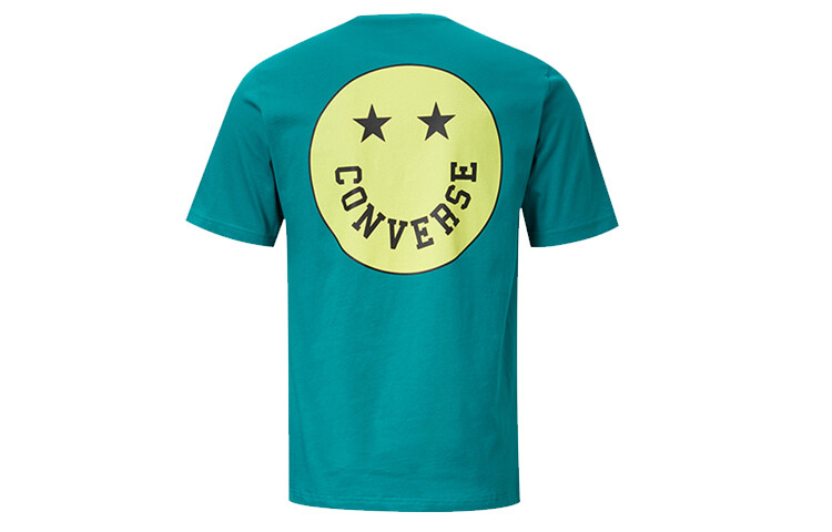 Футболка с рисунком улыбающегося лица мужская зеленая Converse, зеленый
Футболка с рисунком улыбающегося лица мужская зеленая Converse, зеленый