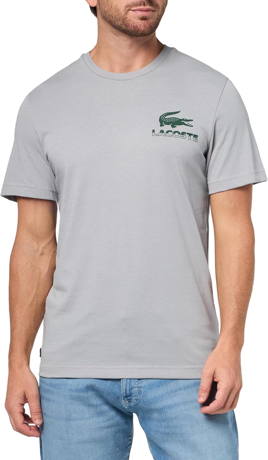 Мужская футболка Lacoste с круглым вырезом, коротким рукавом, стандартным кроем и графикой, Elephant Grey, Серый, Мужская футболка Lacoste с круглым вырезом, коротким рукавом, стандартным кроем и графикой, Elephant Grey
Мужская футболка Lacoste с круглым вырезом, коротким рукавом, стандартным кроем и графикой, Elephant Grey, Серый, Мужская футболка Lacoste с круглым вырезом, коротким рукавом, стандартным кроем и графикой, Elephant Grey