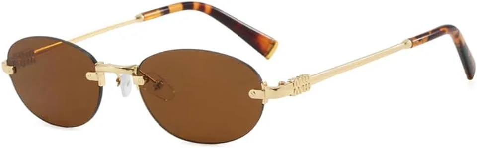 Модные солнцезащитные очки овальной формы без оправы с защитой от УФ-излучения UV400, идеально подходящие для ношения во время путешествий KTUCN, Tea Color
Модные солнцезащитные очки овальной формы без оправы с защитой от УФ-излучения UV400, идеально подходящие для ношения во время путешествий KTUCN, Tea Color