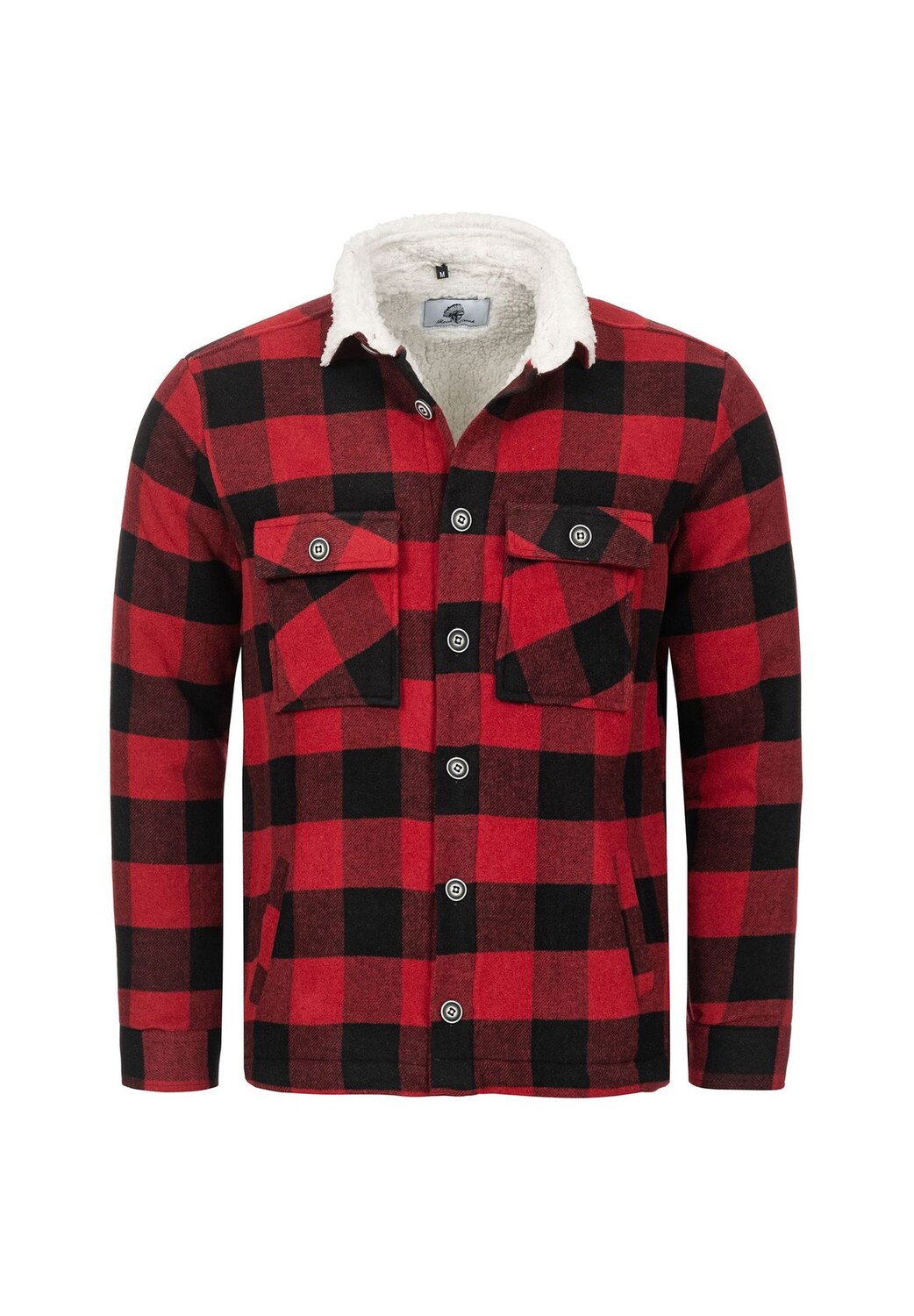 Зимняя куртка в клетку стандартной посадки Rock Creek, красный 
Зимняя куртка в клетку стандартной посадки Rock Creek, красный