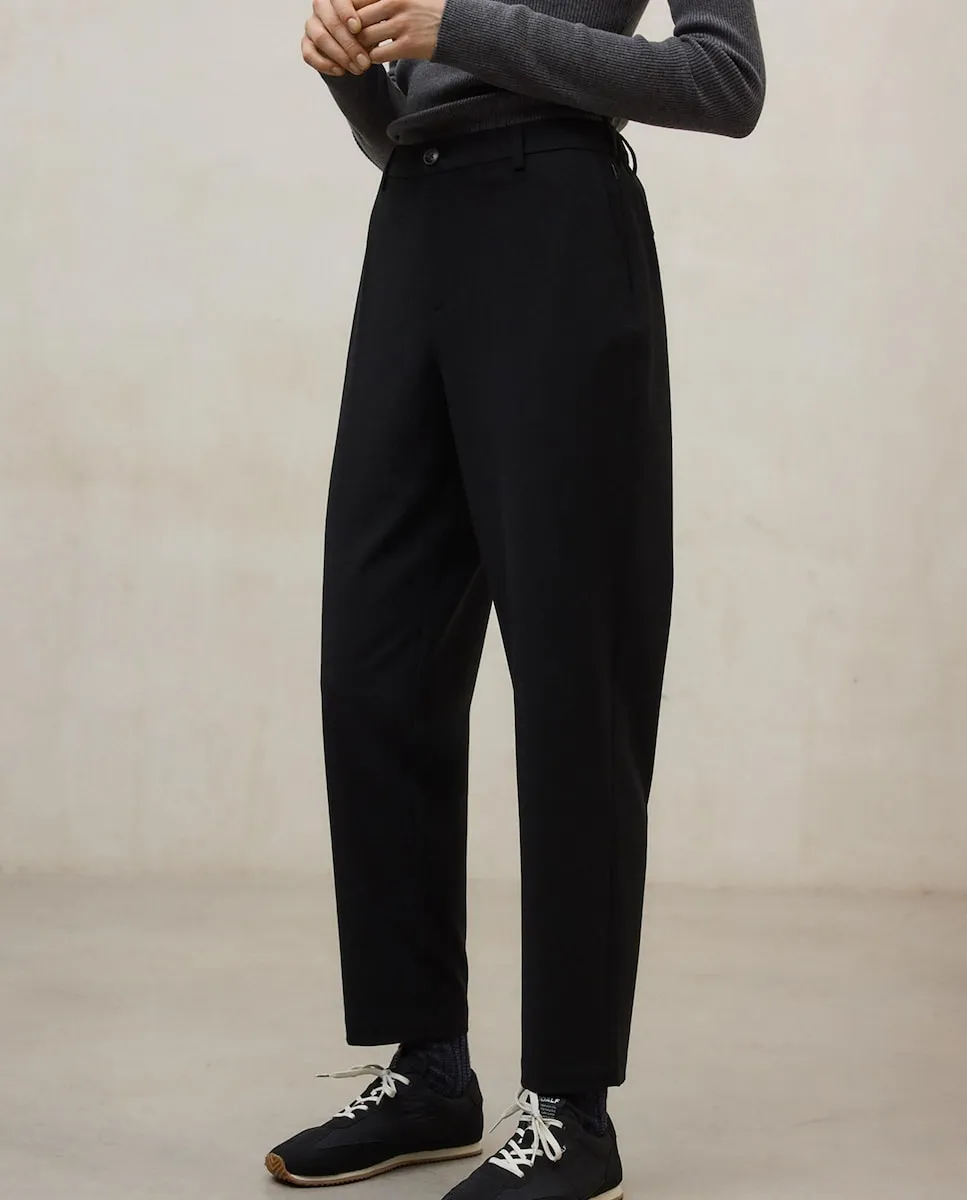 Женские прямые брюки с эластичным поясом и боковыми карманами Ecoalf, черный
Женские прямые брюки с эластичным поясом и боковыми карманами Ecoalf, черный