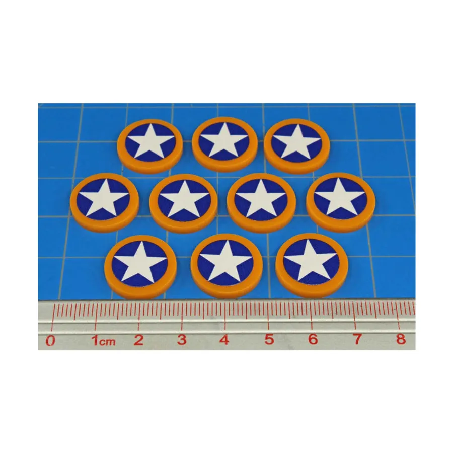 Премиум-печатные жетоны фракций времен Второй мировой войны — Северная Африка, операция «Факел», Token Sets - WWII Factions & Flags
Премиум-печатные жетоны фракций времен Второй мировой войны — Северная Африка, операция «Факел», Token Sets - WWII Factions & Flags