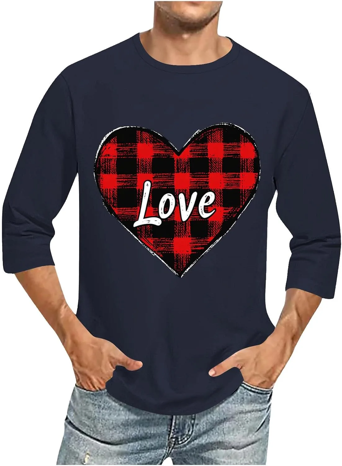 Футболка мужская Valentine's Day с принтом Love Heart, 3/4 рукава
Футболка мужская Valentine's Day с принтом Love Heart, 3/4 рукава