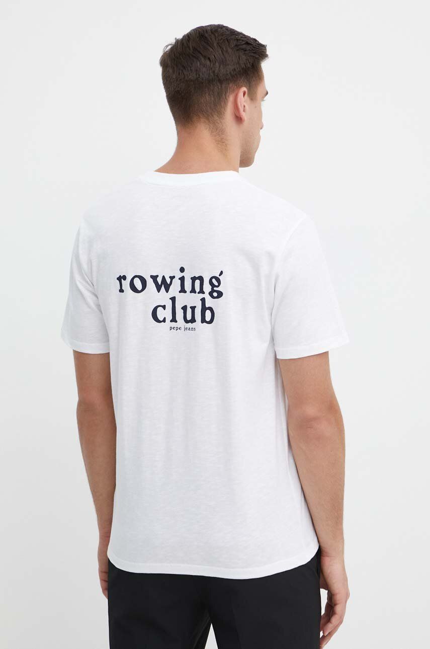 CLAUS хлопковая футболка Pepe Jeans, белый 
CLAUS хлопковая футболка Pepe Jeans, белый