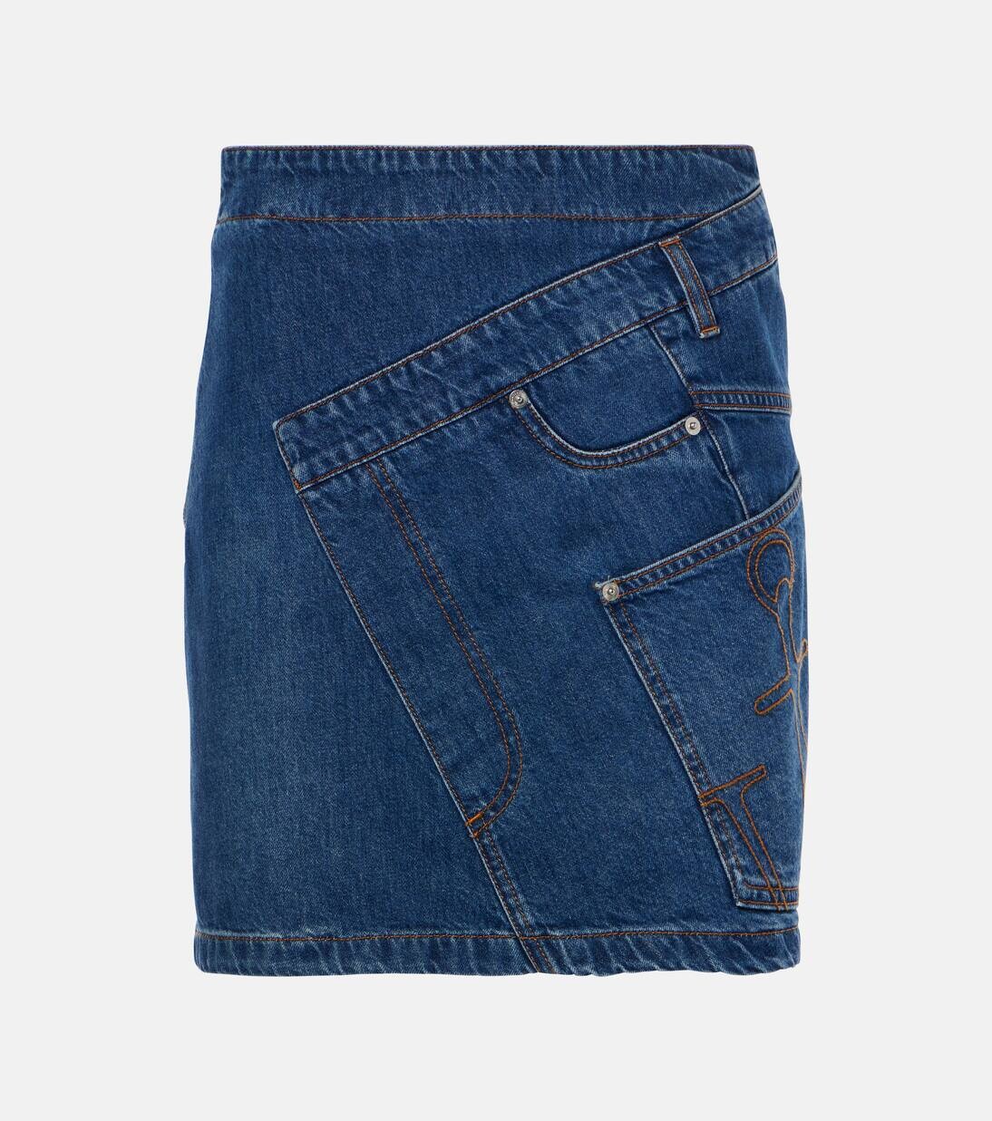 Мини-юбка из перекрученного денима Jw Anderson, светло-синий
Мини-юбка из перекрученного денима Jw Anderson, светло-синий