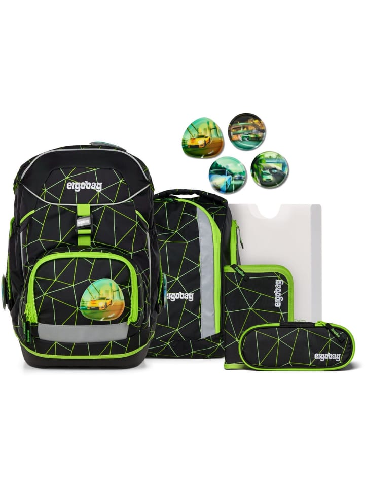 Ergobag Набор школьных рюкзаков, 6 предметов, CyBär Race 2025, зеленый
Ergobag Набор школьных рюкзаков, 6 предметов, CyBär Race 2025, зеленый