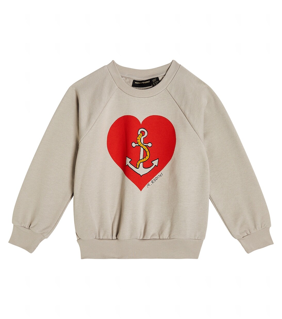 Толстовка из хлопка с принтом Mini Rodini, серый
Толстовка из хлопка с принтом Mini Rodini, серый