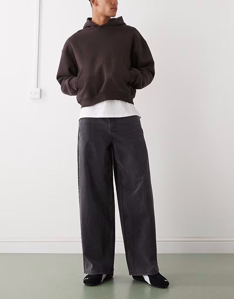 Джинсы X003 с широкими штанинами и средней посадкой, черный с потертостями Collusion
Джинсы X003 с широкими штанинами и средней посадкой, черный с потертостями Collusion