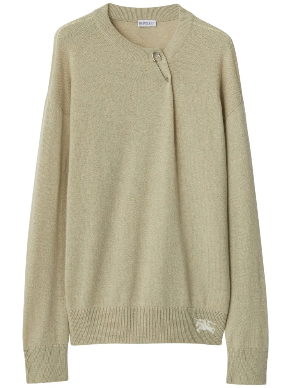 Кашемировый джемпер с декоративной булавкой BURBERRY, нейтральный
Кашемировый джемпер с декоративной булавкой BURBERRY, нейтральный