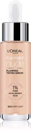 Сыворотка для унификации тона кожи L’Oréal Paris True Match Nude Plumping Tinted Serum, 0.5-2 Very Light 30 ml
Сыворотка для унификации тона кожи L’Oréal Paris True Match Nude Plumping Tinted Serum, 0.5-2 Very Light 30 ml
