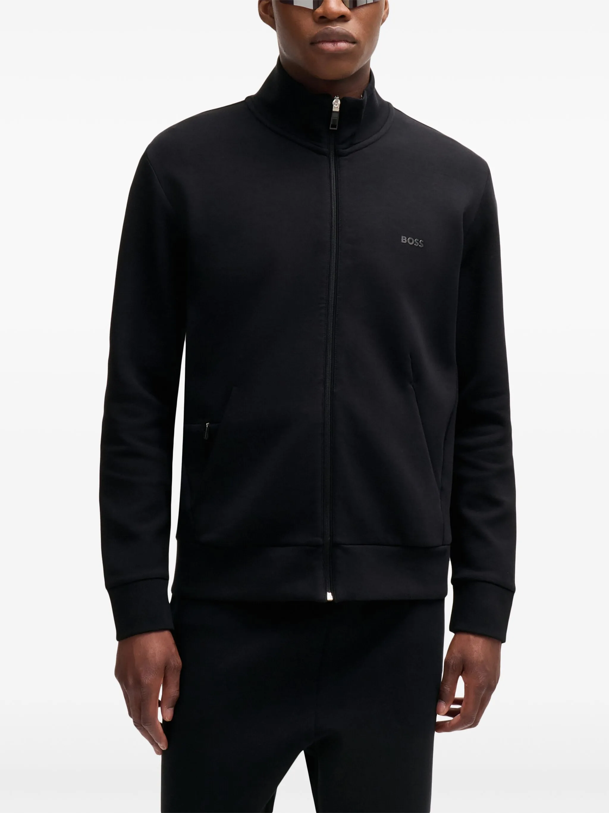 Толстовка на молнии с логотипом Boss, черный
Толстовка на молнии с логотипом Boss, черный