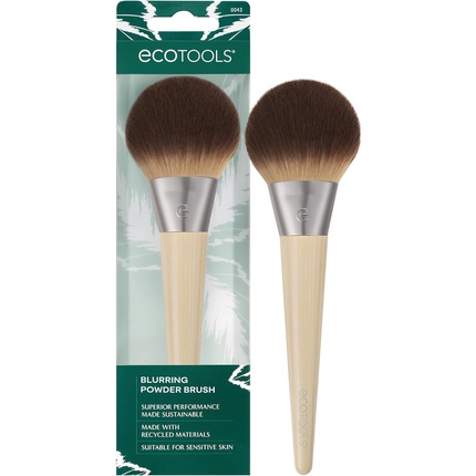 Кисть для макияжа EcoTools Blurring Powder Brush для рассыпчатой и компактной пудры, большая, для универсального нанесения, пушистая, синтетическая, экологически чистая, не тестируется на животных, веганская
Кисть для макияжа EcoTools Blurring Powder Brush для рассыпчатой и компактной пудры, большая, для универсального нанесения, пушистая, синтетическая, экологически чистая, не тестируется на животных, веганская