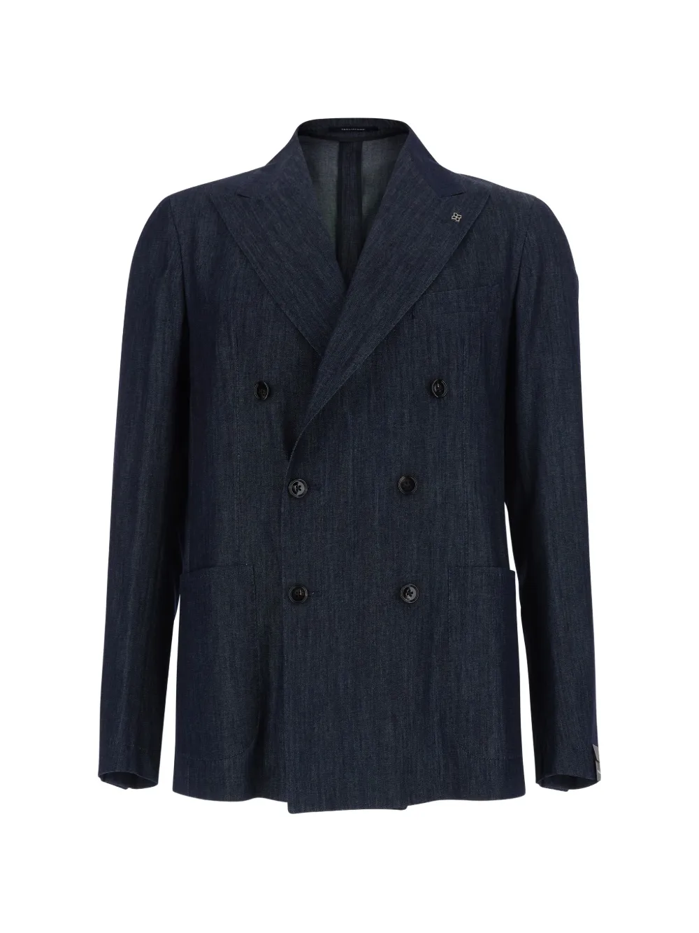 Джинсовый двубортный пиджак Tagliatore, синий
Джинсовый двубортный пиджак Tagliatore, синий