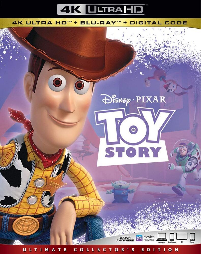 Диск Blu-ray Toy Story (4k UHD)
Диск Blu-ray Toy Story (4k UHD)