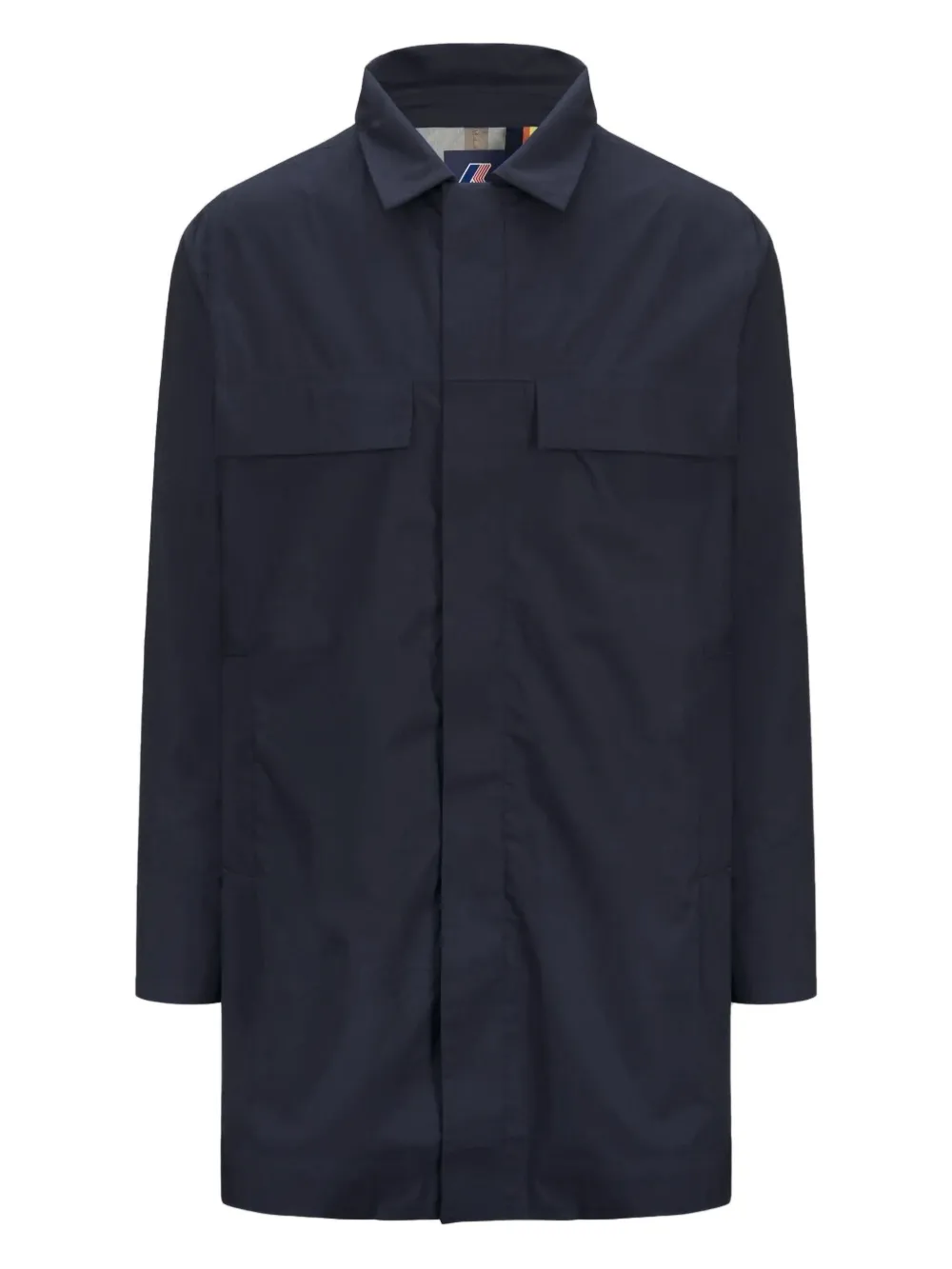 Пальто из смесовой хлопчатобумажной ткани K-Way, синий
Пальто из смесовой хлопчатобумажной ткани K-Way, синий