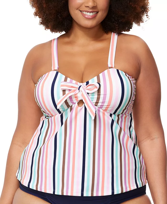 Модный топ-танкини с бантом Tanzania для полных женщин Raisins Curve, мультиколор
Модный топ-танкини с бантом Tanzania для полных женщин Raisins Curve, мультиколор