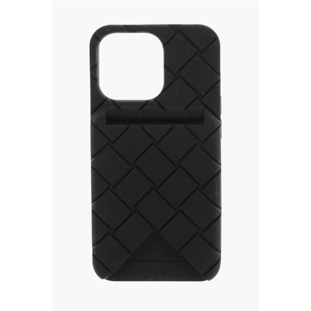 Плетеный чехол для iPhone 13 Pro с внешним держателем для карт Bottega Veneta, Black
Плетеный чехол для iPhone 13 Pro с внешним держателем для карт Bottega Veneta, Black