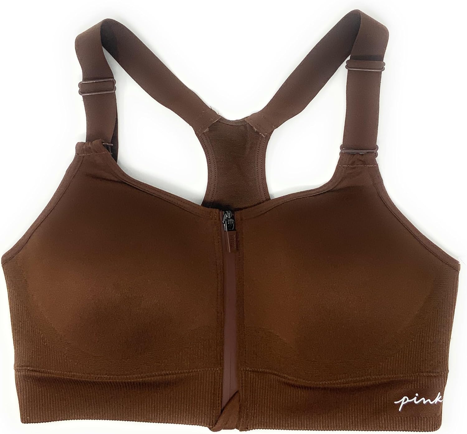 Бесшовный спортивный бюстгальтер с легкой подкладкой от Victoria's Secret Pink Active, Brown
Бесшовный спортивный бюстгальтер с легкой подкладкой от Victoria's Secret Pink Active, Brown