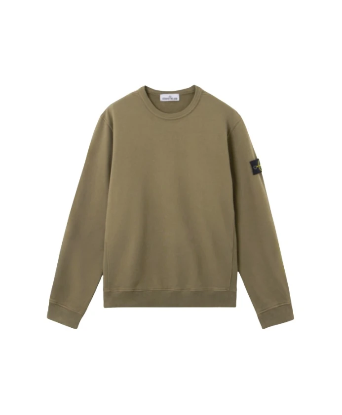 Зеленая толстовка с круглым вырезом из ворсистого хлопкового флиса. Stone Island, зеленый
Зеленая толстовка с круглым вырезом из ворсистого хлопкового флиса. Stone Island, зеленый