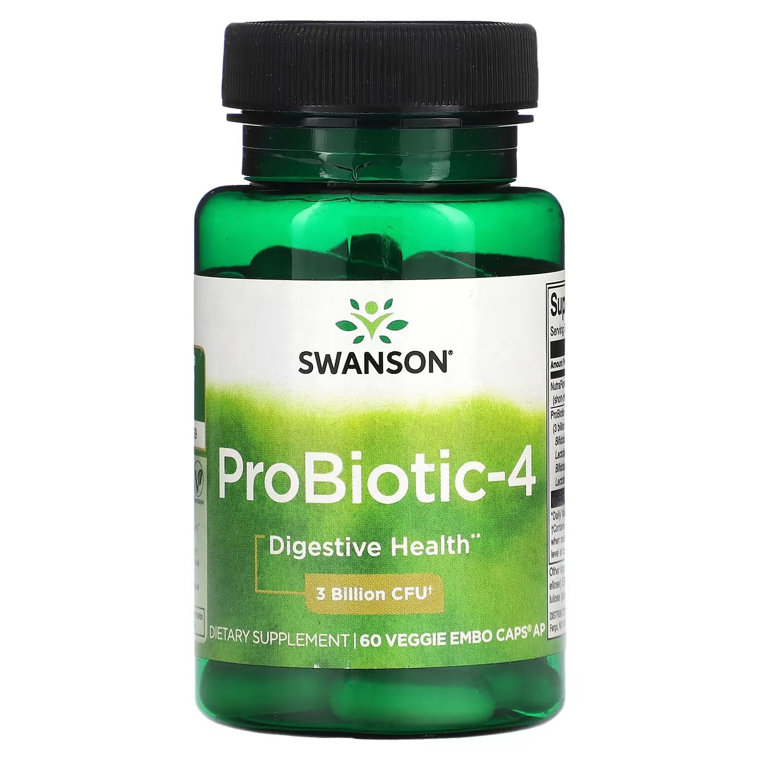 Добавка Swanson Probiotic 4.3 Billion CFU, 60 капсул
Добавка Swanson Probiotic 4.3 Billion CFU, 60 капсул