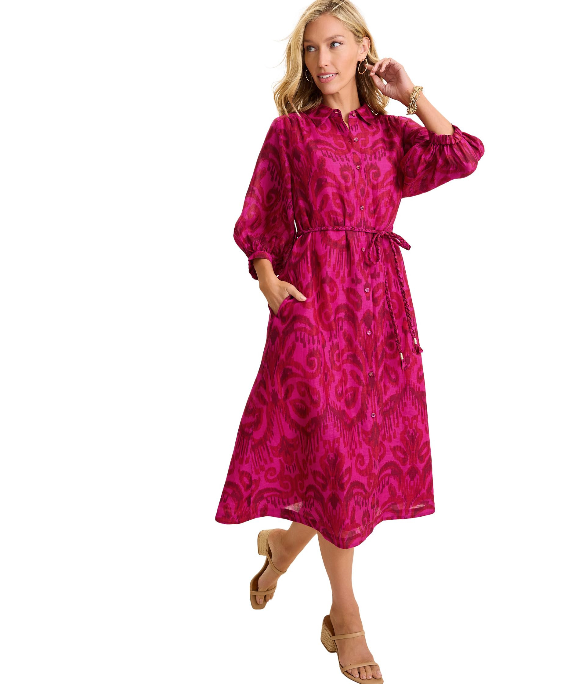 Платье Tommy Bahama Reversible Seaside Ikat Midi Shirtdress, Pink Papaya
Платье Tommy Bahama Reversible Seaside Ikat Midi Shirtdress, Pink Papaya