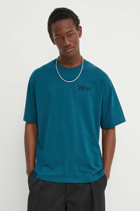 Хлопковая футболка Won Hundred, бирюзовый
Хлопковая футболка Won Hundred, бирюзовый