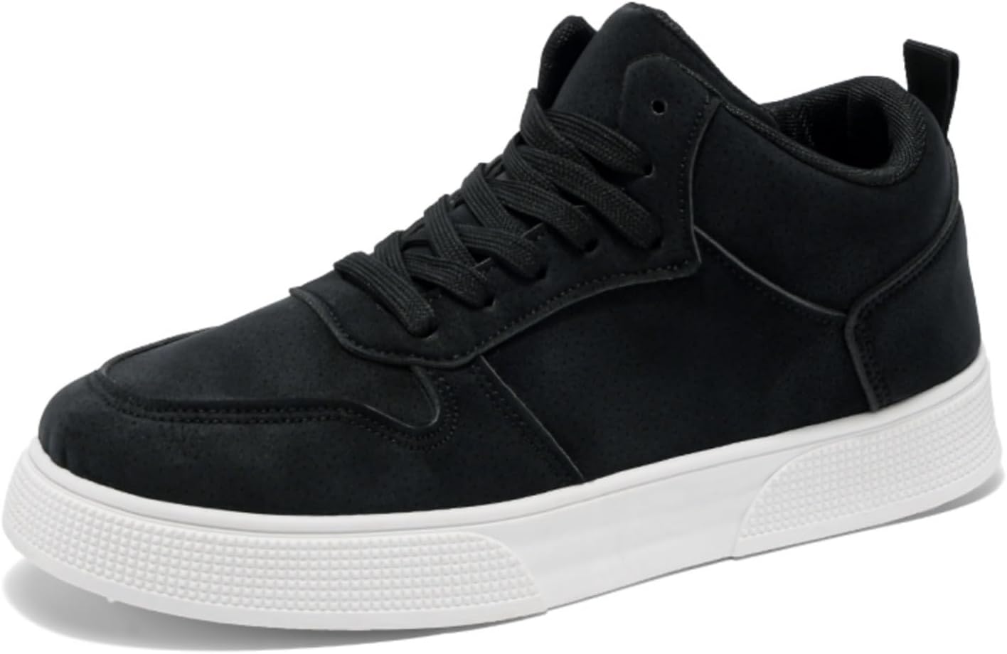 Мужские высокие кеды для скейтборда с шнуровкой, замшевым верхом и текстурированной резиновой подошвой для городской моды и повседневной носки Kelibasi, черный
Мужские высокие кеды для скейтборда с шнуровкой, замшевым верхом и текстурированной резиновой подошвой для городской моды и повседневной носки Kelibasi, черный