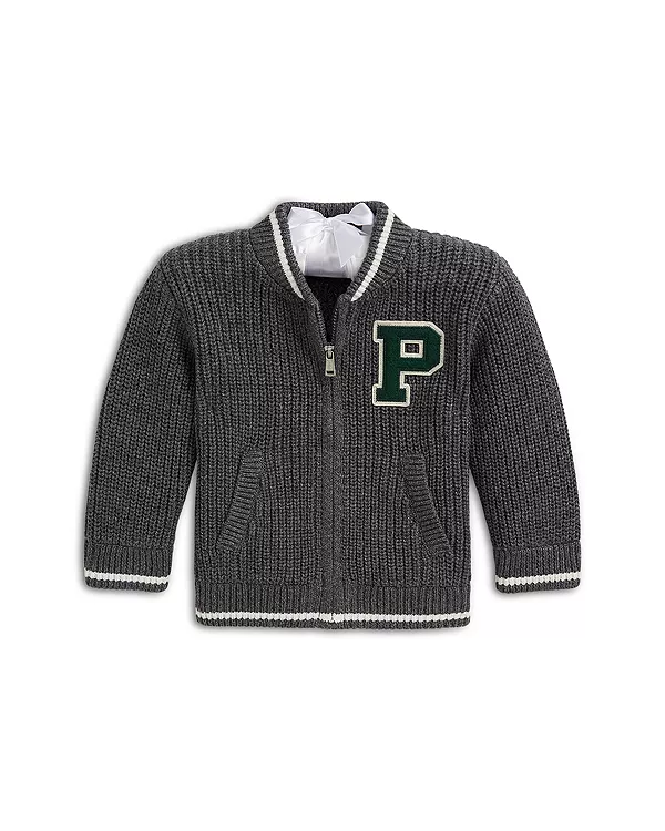 Детский хлопковый свитер Polo с застежкой-молнией для мальчиков. Ralph Lauren, серый
Детский хлопковый свитер Polo с застежкой-молнией для мальчиков. Ralph Lauren, серый