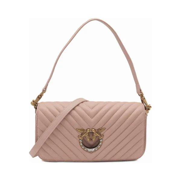 Миниатюрная сумка-мессенджер из кожи наппа Love Click Baguette Pinko, розовый
Миниатюрная сумка-мессенджер из кожи наппа Love Click Baguette Pinko, розовый