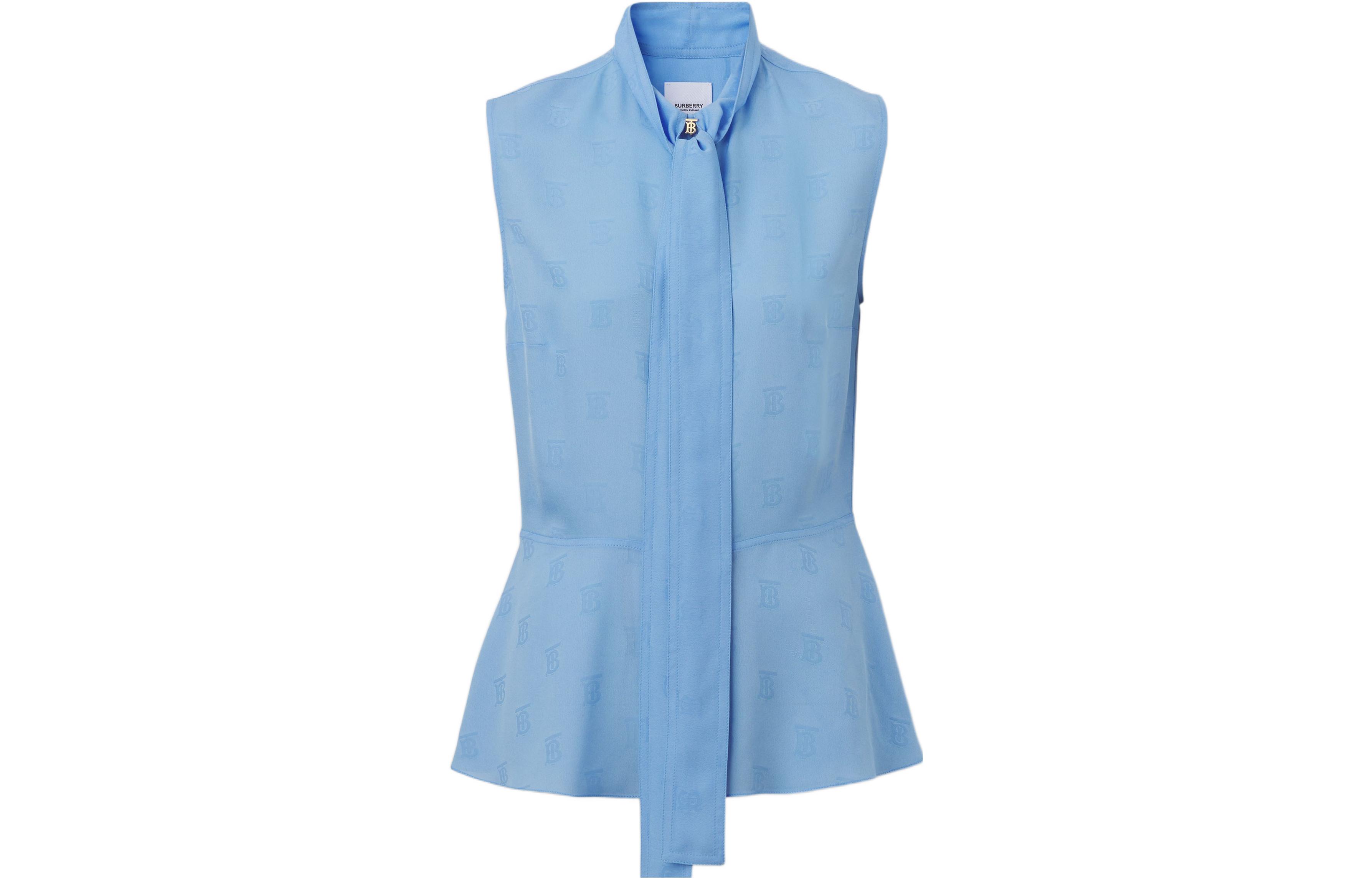 Футболка с логотипом жаккард и бантом Burberry, Светлый фарфорово-голубой
Футболка с логотипом жаккард и бантом Burberry, Светлый фарфорово-голубой