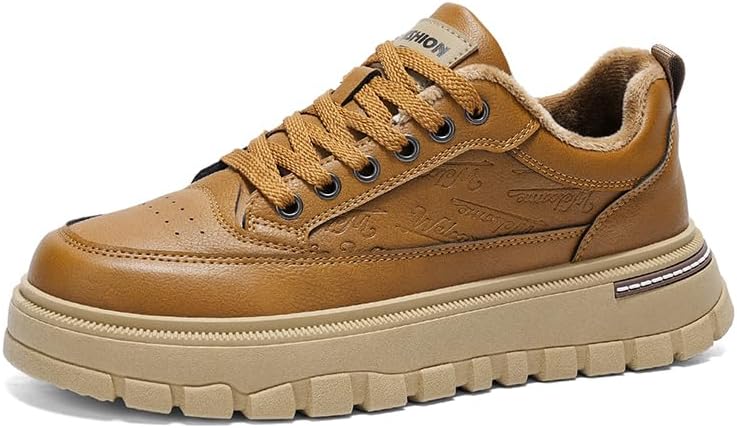 Платформенные кроссовки для мужчин и женщин, повседневные кожаные прогулочные туфли с массивной подошвой, доступны в коричневом и черном цвете Generic
Платформенные кроссовки для мужчин и женщин, повседневные кожаные прогулочные туфли с массивной подошвой, доступны в коричневом и черном цвете Generic