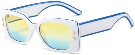 Модные квадратные солнцезащитные очки 2027 года для женщин, стильные ретро-очки прямоугольной формы, солнцезащитные очки с градиентной защитой UV400 MTZJH, C6 White Yellow
Модные квадратные солнцезащитные очки 2027 года для женщин, стильные ретро-очки прямоугольной формы, солнцезащитные очки с градиентной защитой UV400 MTZJH, C6 White Yellow