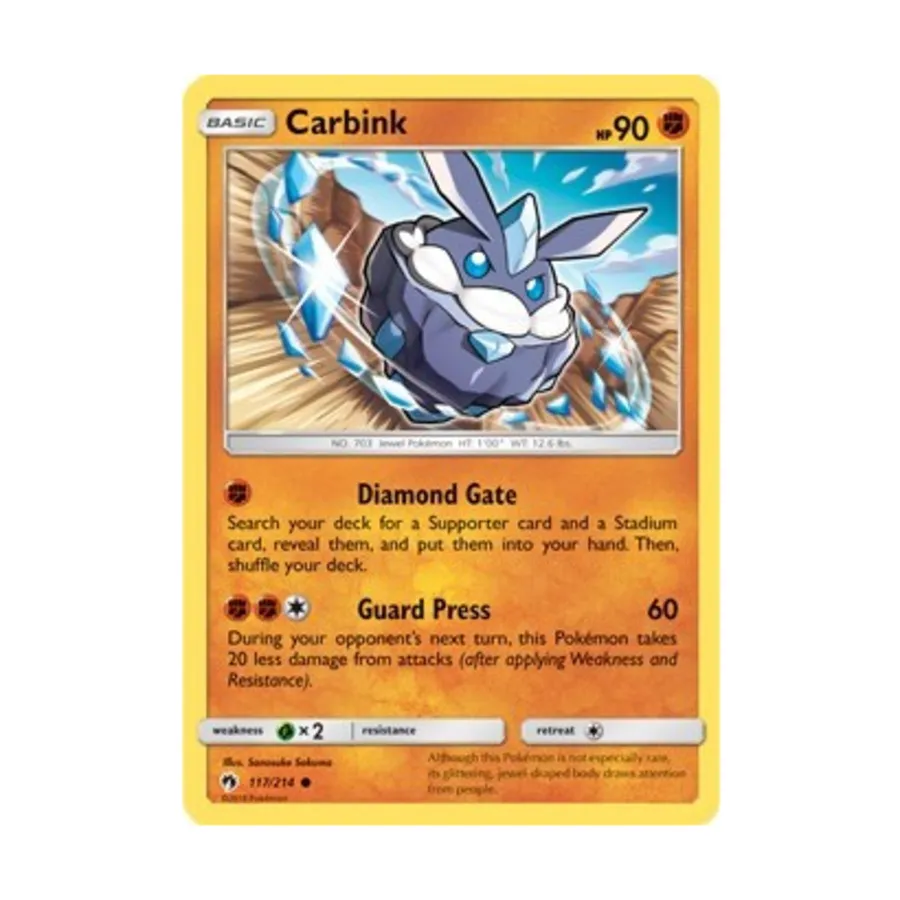 CCG Карбинк (117) (C) #117, Pokemon - SM - Lost Thunder - Singles
CCG Карбинк (117) (C) #117, Pokemon - SM - Lost Thunder - Singles