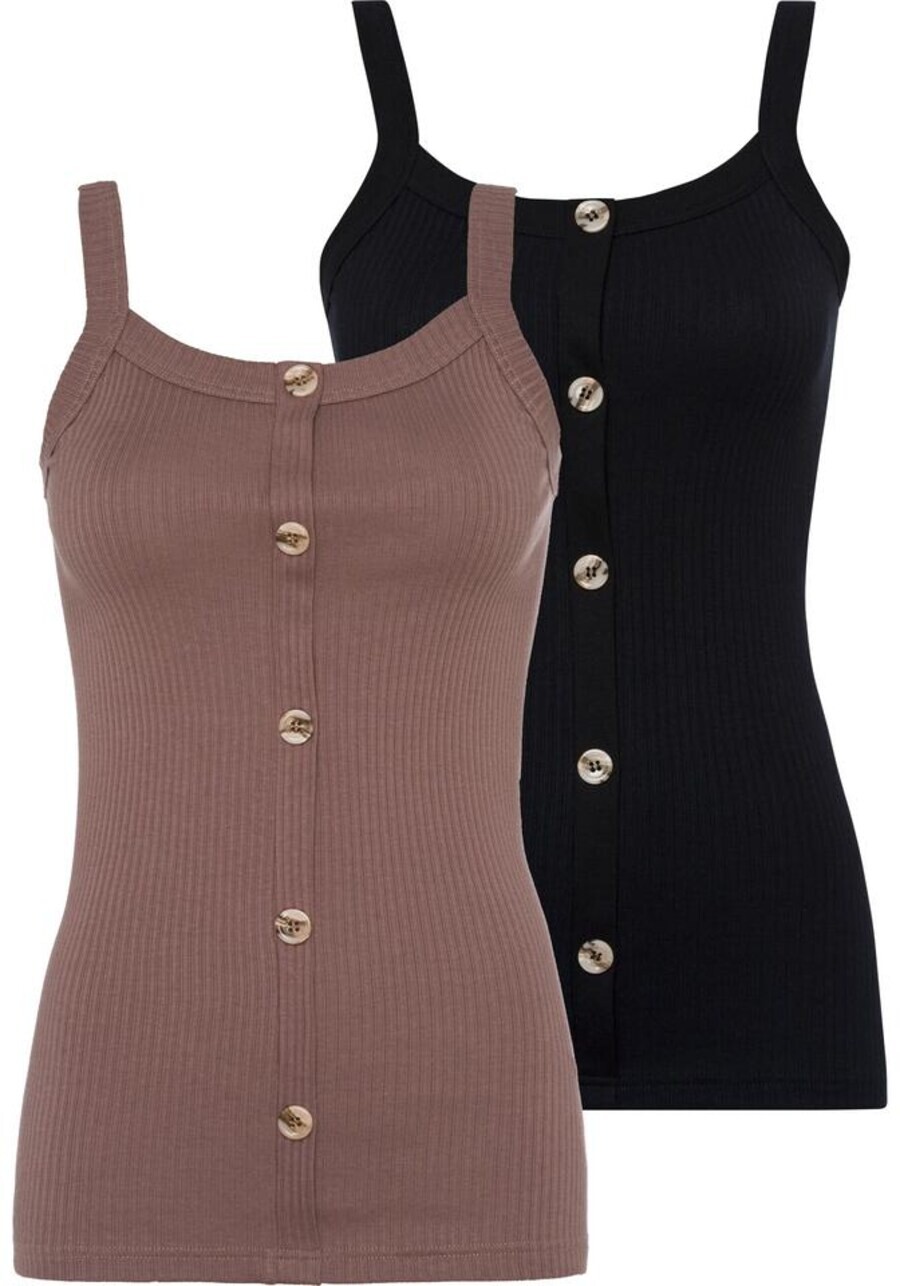 Топ Lascana, серо-коричневый/черный
Топ Lascana, серо-коричневый/черный