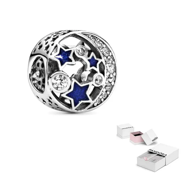 Pandora 925 Sterling Silver Bead Ornament Women's Blue
Pandora 925 Sterling Silver Bead Ornament Women's Blue