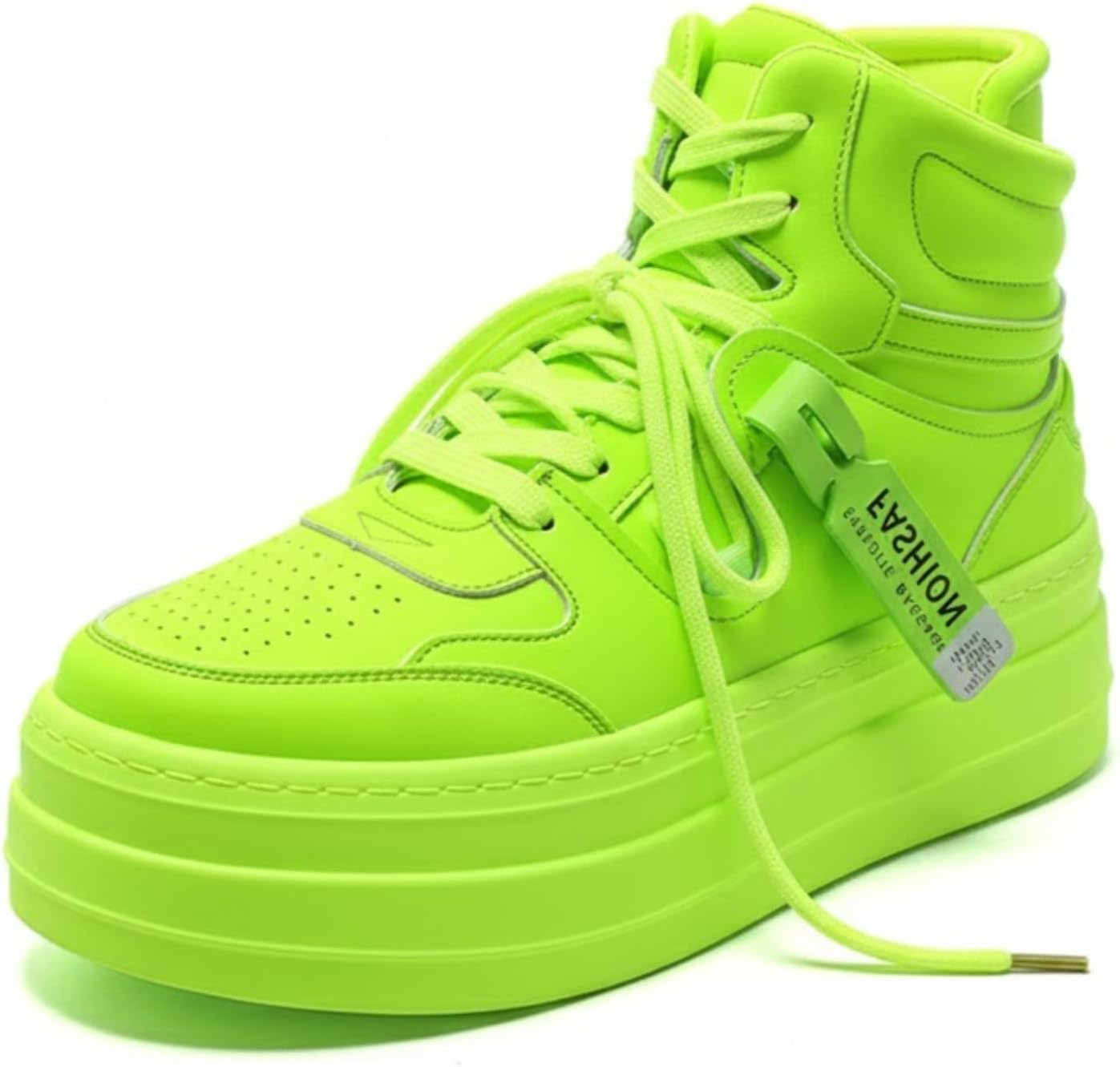 Мужские кроссовки на платформе флуоресцентного зеленого цвета Y2K с массивной толстой подошвой, шнуровкой, повседневные для ходьбы и стритвира Yozti
Мужские кроссовки на платформе флуоресцентного зеленого цвета Y2K с массивной толстой подошвой, шнуровкой, повседневные для ходьбы и стритвира Yozti