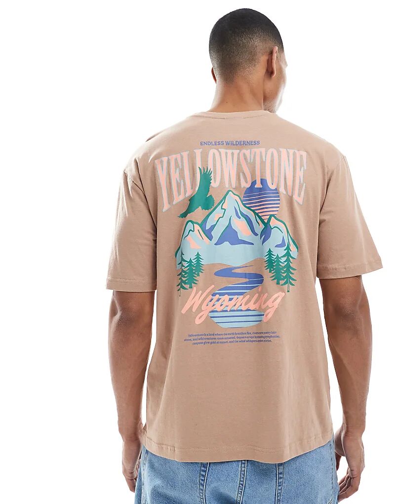 Футболка ONLY & SONS свободного кроя с принтом «Йеллоустоун» на спине светло-коричневого цвета
Футболка ONLY & SONS свободного кроя с принтом «Йеллоустоун» на спине светло-коричневого цвета